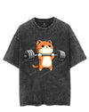 KITTEN DEADLIFTS, NO BIGGIE VINTAGE GYM SHIRT