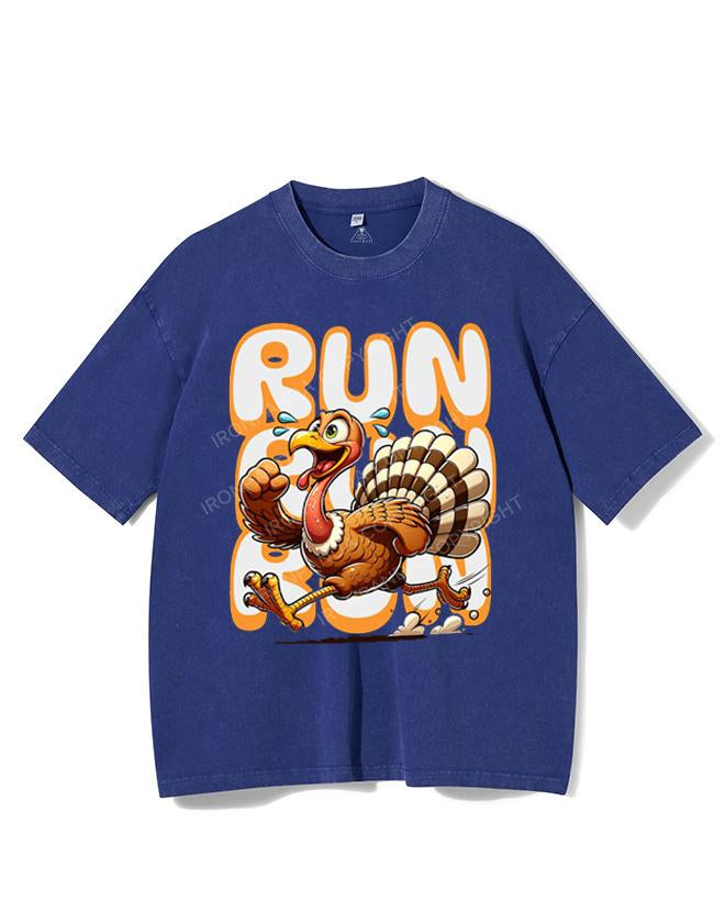 RUN RUN RUN TURKEY VINTAGE GYM SHIRT