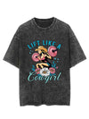 LIFT LIKE A COWGIRL VINTAGE GYM SHIRT