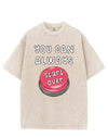 YOU CAN ALWAYS START OVER VINTAGE GYM SHIRT