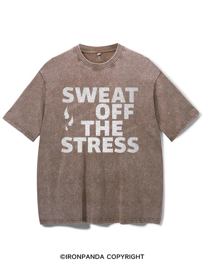 SWEAT OFF THE STRESS VINTAGE GYM SHIRT