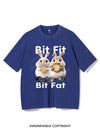 BIT FIT BIT FAT BUNNY VINTAGE GYM SHIRT