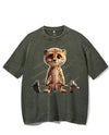 IRON-PUMPING LEOPARD VINTAGE GYM SHIRT