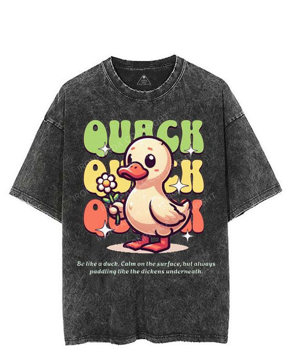 QUACK QUACK QUACK VINTAGE GYM SHIRT