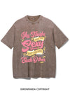 MY THIGHS ARE SO SEXY THEY KEEP TOUCHING EACH OTHER VINTAGE GYM SHIRT