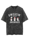 Sweatin with my Snowmies VINTAGE GYM SHIRT
