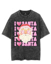 I LOVE SANTA VINTAGE GYM SHIRT