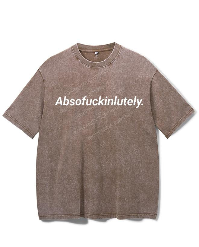 ABSOFUCKINLUTELY VINTAGE GYM SHIRT