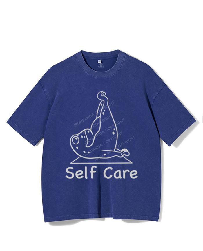 SELF CARE VINTAGE GYM SHIRT