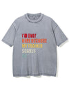I'M ONLY HERE BECAUSE MY TRAINER SCARES ME VINTAGE GYM SHIRT