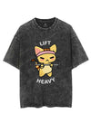 Lift Heavy cat VINTAGE GYM SHIRT