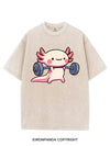 AXOLOTL DEADLIFTING VINTAGE GYM SHIRT