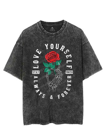 LOVE YOURSELF ALWAYS & FOREVER VINTAGE GYM SHIRT
