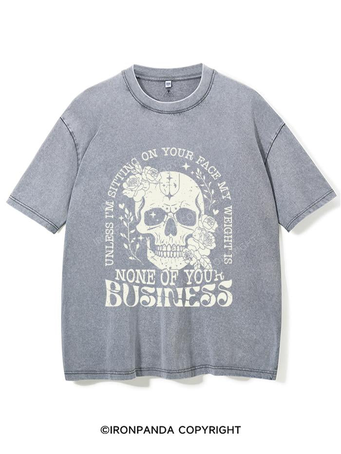 UNLESS I'M SITTING ON YOUR FACE VINTAGE GYM SHIRT