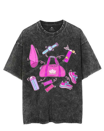 READY, SET, SWEAT VINTAGE GYM SHIRT