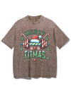 MERRY FITMAS VINTAGE GYM SHIRT