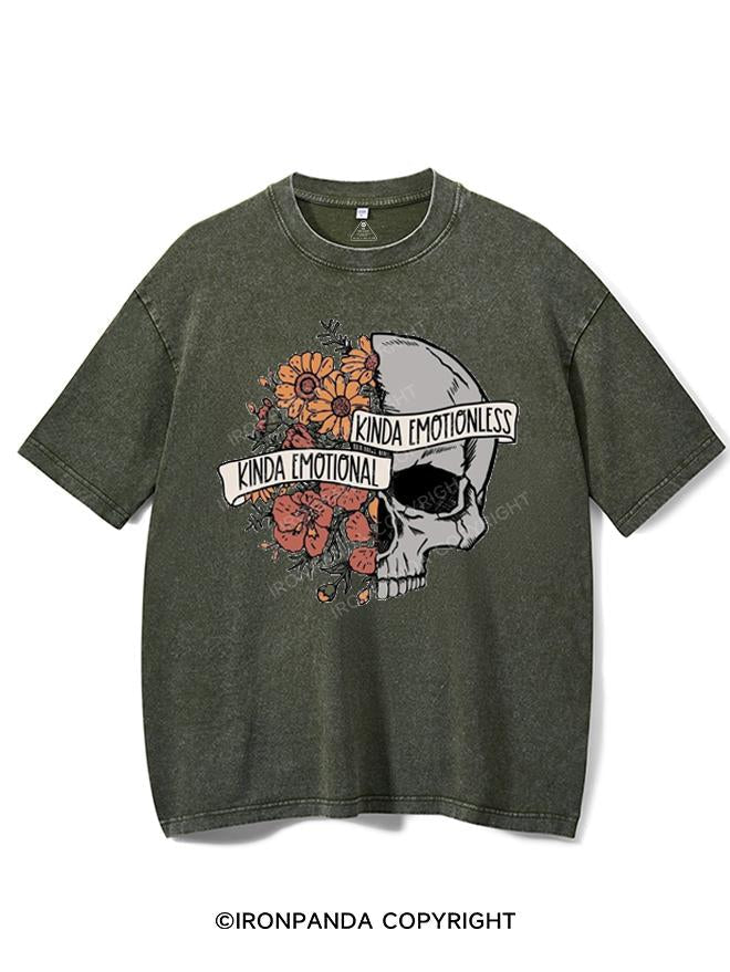 KINDA EMOTIONAL KINDA EMOTIONLESS VINTAGE GYM SHIRT