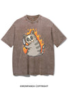 ANGRY SKELETON KITTEN KILLER VINTAGE GYM SHIRT