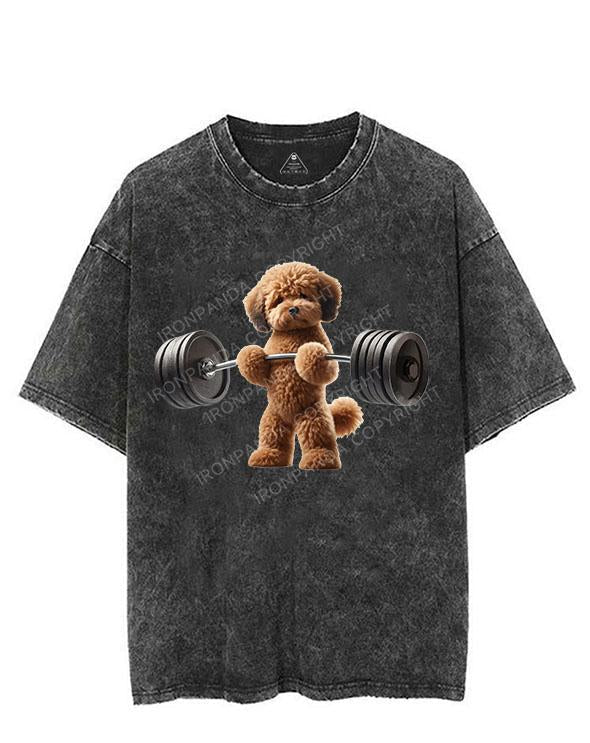 LITTLE PAWS, BIG LIFTS VINTAGE GYM SHIRT