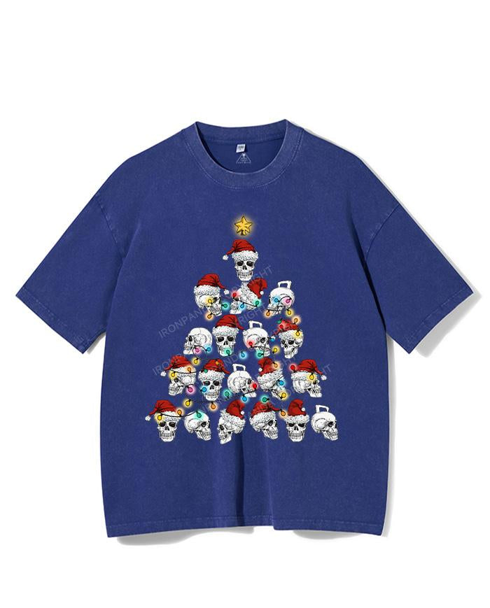 MERRY LIFTMAS SKELETON VINTAGE GYM SHIRT
