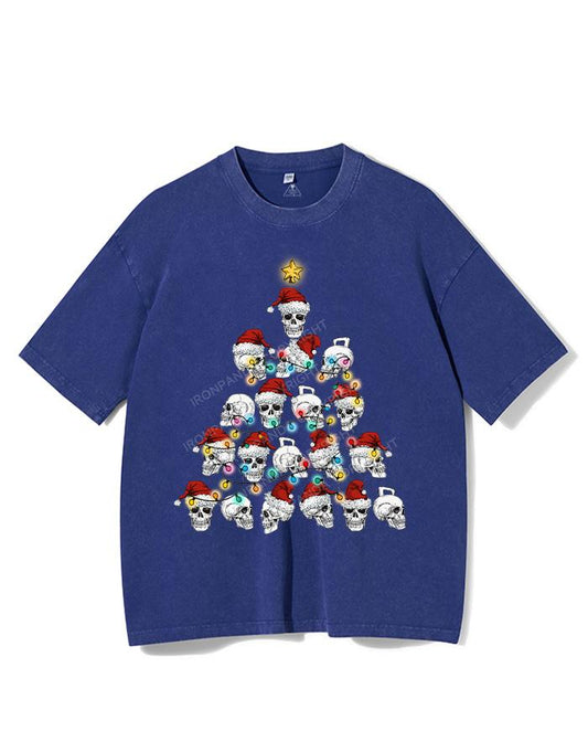 MERRY LIFTMAS SKELETON VINTAGE GYM SHIRT