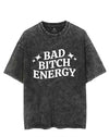 BAD BITCH ENERGY VINTAGE GYM SHIRT