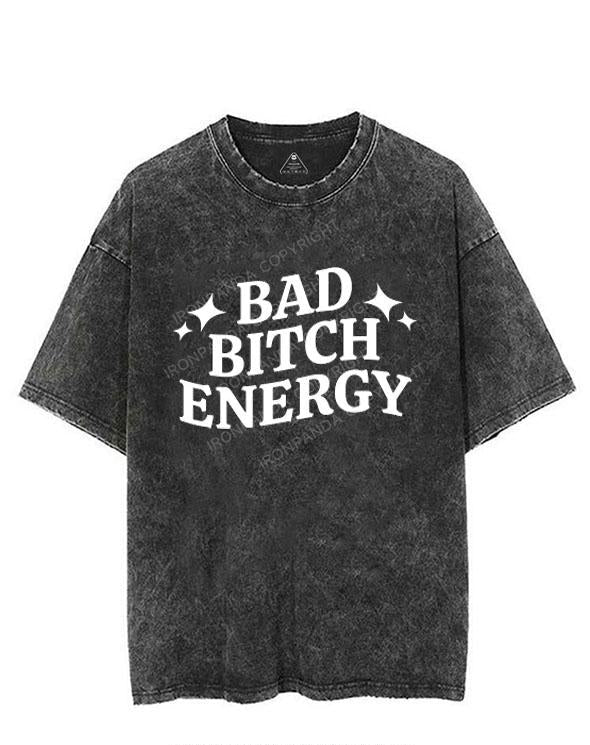 BAD BITCH ENERGY VINTAGE GYM SHIRT