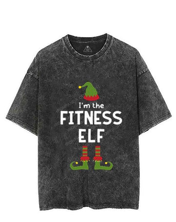 I'M THE FITNESS ELF VINTAGE GYM SHIRT