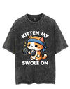 KITTEN MY SWOLE ON VINTAGE GYM SHIRT