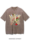 A CHRISTMAS SKELETON VINTAGE GYM SHIRT