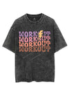 WORKOUT WORKOUT VINTAGE GYM SHIRT