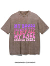 MY BOOBS ARE BIG I KEEP ALL MY RAGE STORED HERE VINTAGE GYM SHIRT