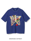 A CHRISTMAS SKELETON VINTAGE GYM SHIRT