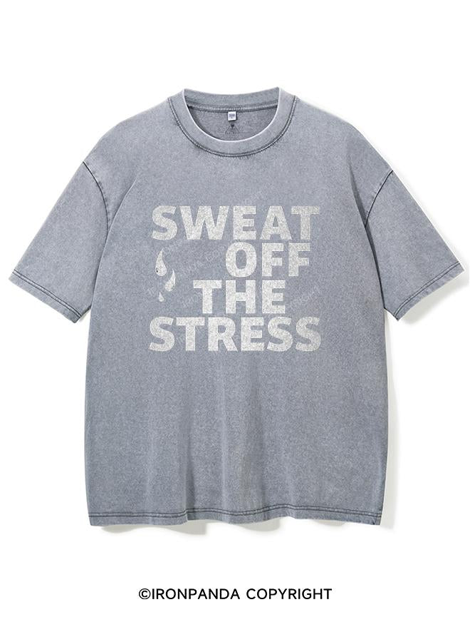 SWEAT OFF THE STRESS VINTAGE GYM SHIRT