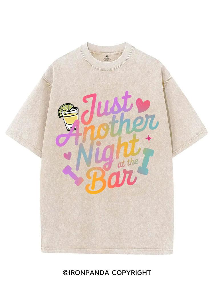 just Another Night At The Bar VINTAGE GYM SHIRT