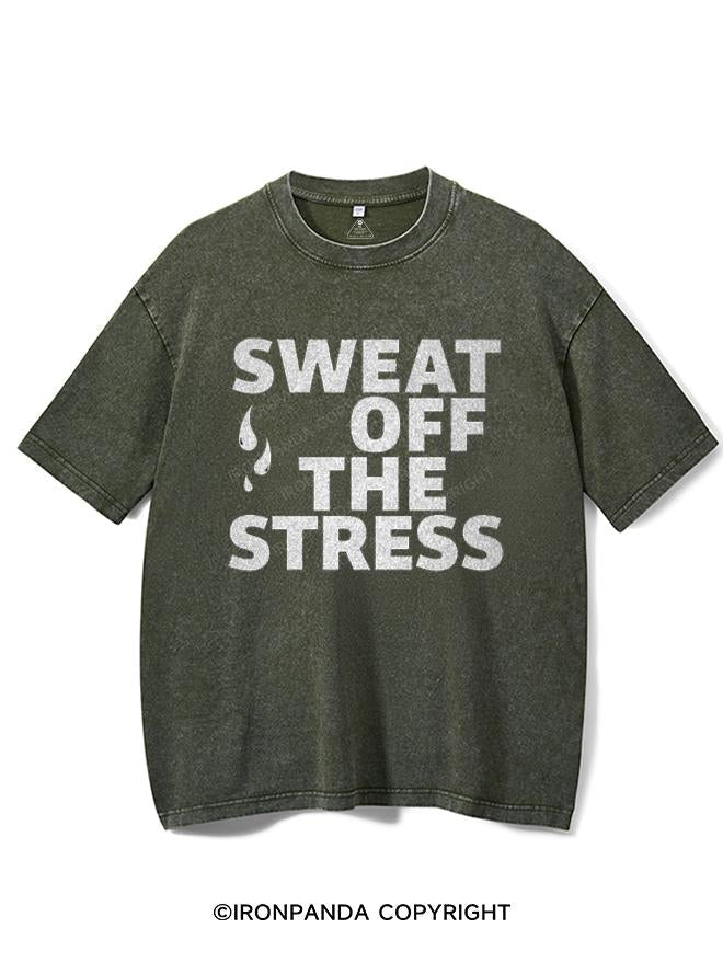 SWEAT OFF THE STRESS VINTAGE GYM SHIRT