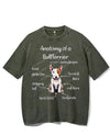 ANATOMY OF A BULLTERRIER VINTAGE GYM SHIRT
