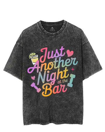 just Another Night At The Bar VINTAGE GYM SHIRT