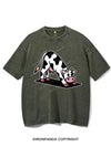 ZEN COW IN THE FLOW VINTAGE GYM SHIRT