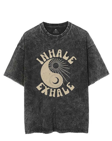INHALE EXHALE VINTAGE GYM SHIRT