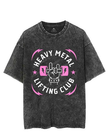 HEAVY METAL LIFTING CLUB VINTAGE GYM SHIRT