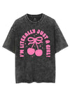 I'M LITERALLY JUST A GIRL VINTAGE GYM SHIRT