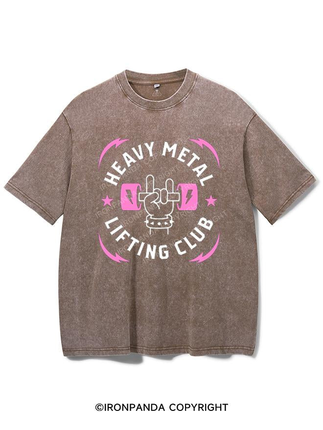 HEAVY METAL LIFTING CLUB VINTAGE GYM SHIRT