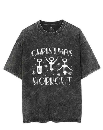 Christmas Workout VINTAGE GYM SHIRT