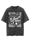 BE HAPPY LIFT HEAVY VINTAGE GYM SHIRT