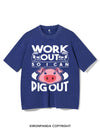 WORK OUT SO I CAN PIG OUT VINTAGE GYM SHIRT