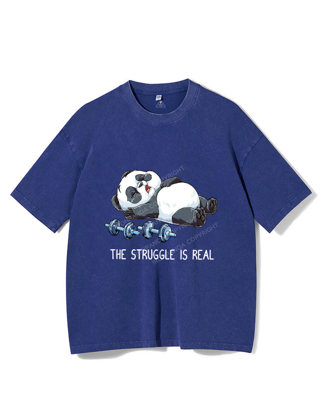 THE STRUGGLE IS REAL Vintage Gym Shirt