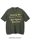 NOTHING BUT REAL HUMAN EMOTIONS VINTAGE GYM SHIRT