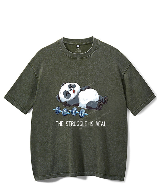 THE STRUGGLE IS REAL Vintage Gym Shirt