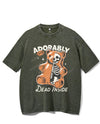 ADORABLY CUTE DEAD INSIDE VINTAGE GYM SHIRT